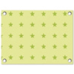 Sterren - Patroon - Groen tuinposter los doek klein 239 -3d