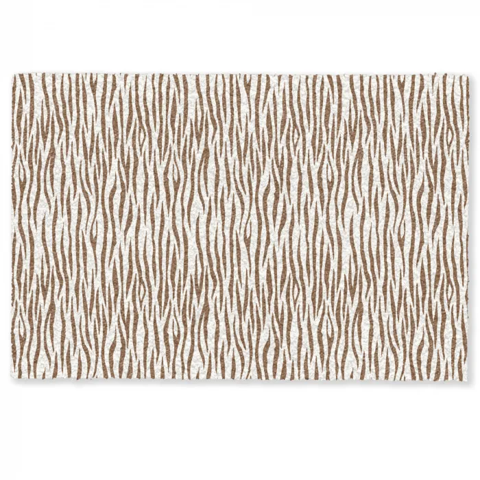 Bruin - Patroon - Zebra Deurmat klein 898 -zkaufland3d