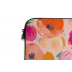 Bloesems - Vrolijk - Kleurrijk laptophoes neopreen klein 279 -detail