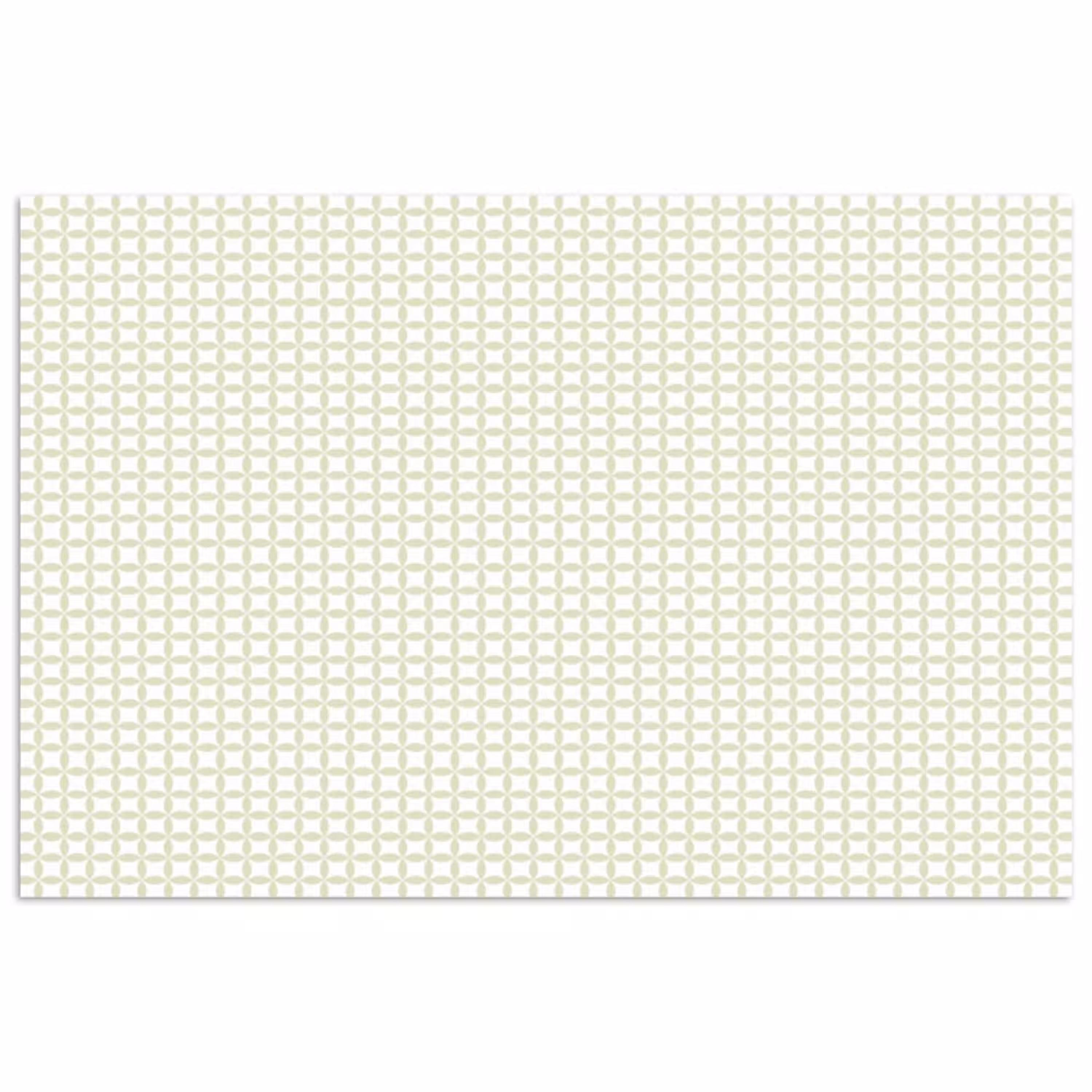 Saliegroen - Geometrisch - Cirkels - Patroon poster papier klein 62 -3d
