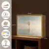 Luchtballon - Wolken - Water - Blauw Light Box met batterij (Wandlamp) middel -USP_websiteoverzichtDE
