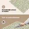 Grafisch - Patroon - Groen Inductie beschemer met haakjes klein 777 -ky-schoon-nl