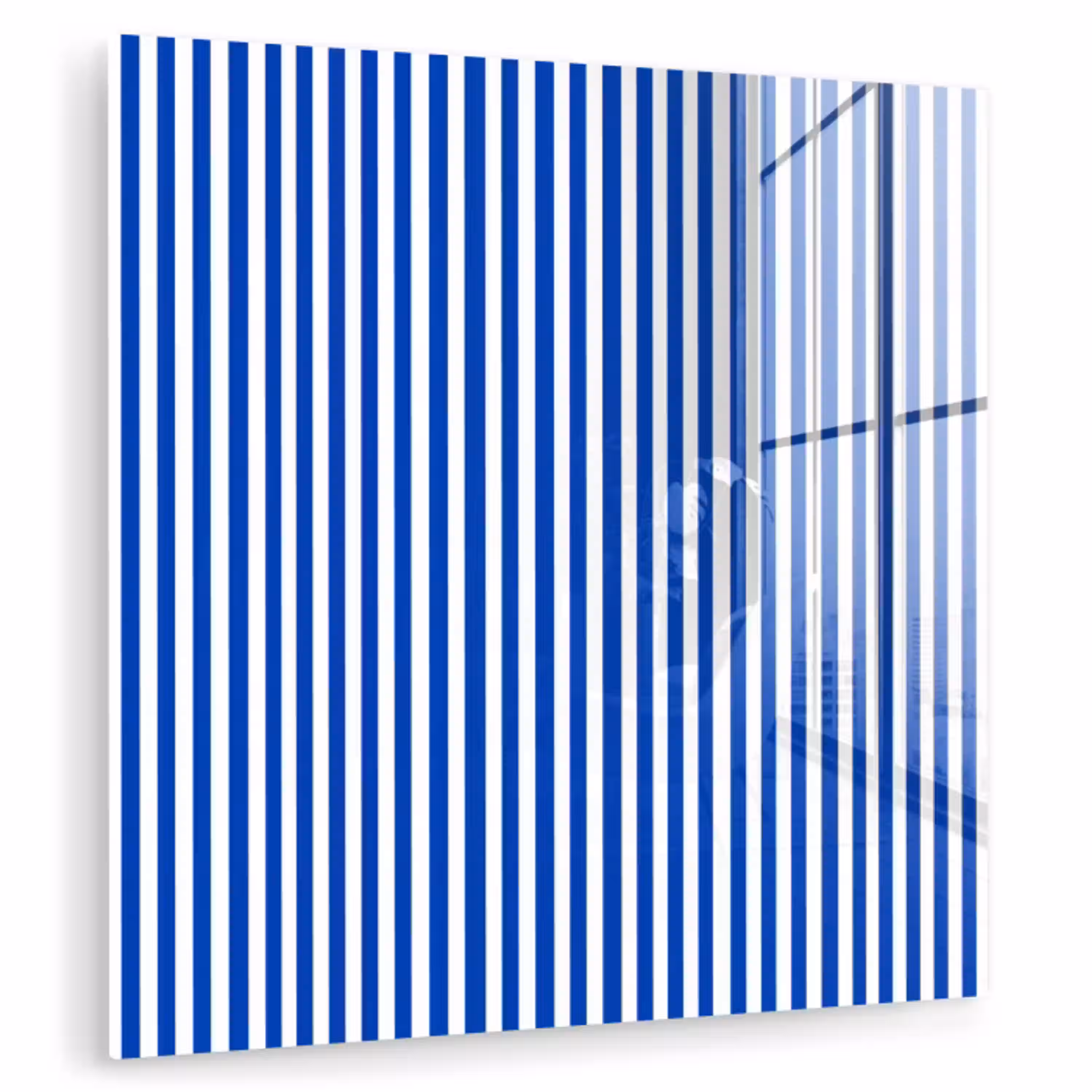 Klassiek - Strepen - Blauw plexiglas 5mm klein 11 -zzzproduct_nieuw