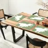 Dino - T-rex - Dinosaurus - Groen - Tyrannosaurus rex Placemat vinyl groot -zzsfeer4_Kitchenyeah-website