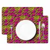 Roze - Groen - Neon - Dieren Placemat vinyl groot 368 -zzsfeer2_Kitchenyeah-website