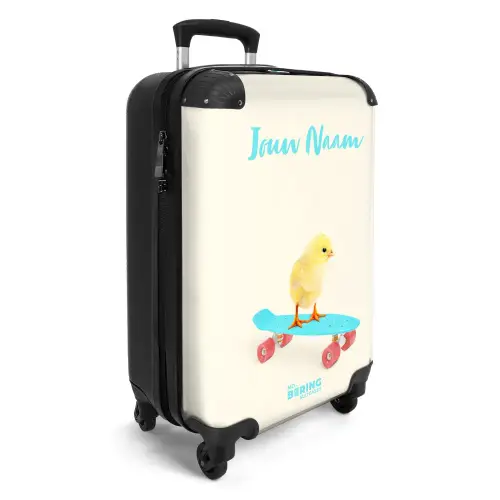 Karrend kuikentje NBS - Handbagage koffer - Kinderen Unisex middel -productfoto_3d