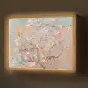 Amandelbloesem - Kunst - Van Gogh - Pastel Light Box met batterij (Wandlamp) middel -z3d_website
