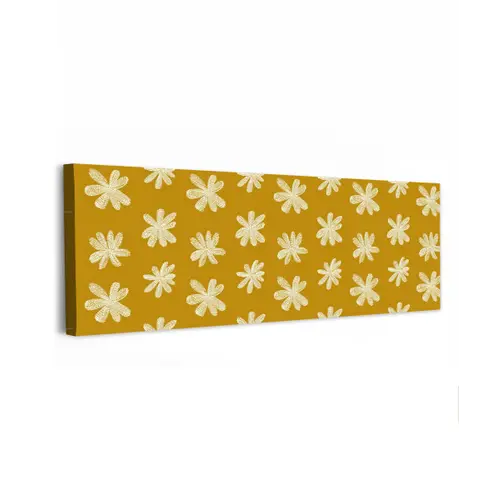 Bloem - Speels - Okergeel canvas 2cm klein 828 -z3d