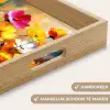 Felgekleurd - Bloemblaadjes - Abstract Dienblad Rechthoek middel -USP_HandgreepNL