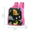 Liefdevolle dinosaurus Kinderrugzak - Roze middel -productfoto_formaten