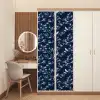 Grafisch - Bloesemtak - Blauw deurposter klein 289 -sfeer3