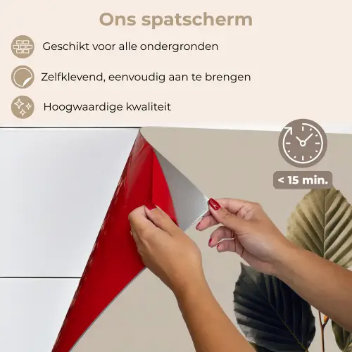 Beukenbladeren - Bruin - Groen - neutraal keuken achterwand spatscherm klein -spatscherm_NL