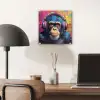 Graffiti - Chimpanzee - Street art - Koptelefoon - Aap plexiglas 5mm klein -sfeer6