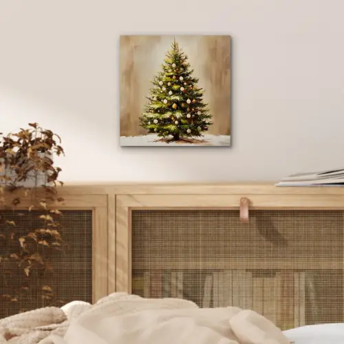 Kerst - Sfeer - Groen aluminium wit klein -sfeer3