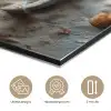 Anker - Hout - Schelpen - Zand aluminium wit klein -closeup_NL