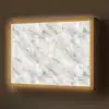 Grijs - Marmer - Gedetailleerd Light Box met batterij (Wandlamp) middel 907 -z3d_website