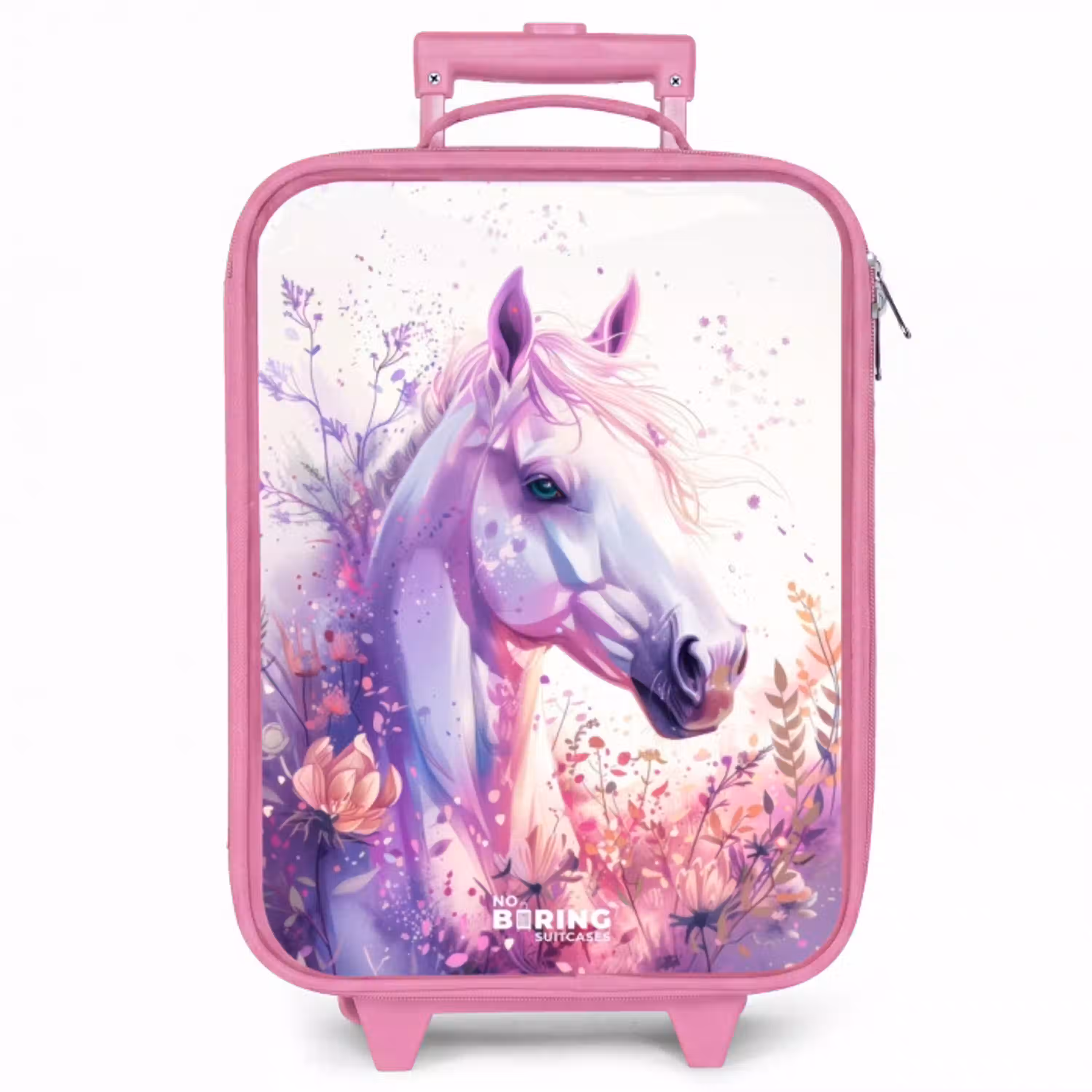 Parelachtige Pony Kinderkoffer - Roze klein -zzz_website3d