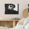 Vrouw - Zwart - Hart PET vilt klein -sfeer3