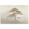 Boom - Oosterse stijl - Landschap poster papier klein -3d
