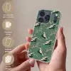 Kersenbloesem - Kraamvogels - Groen Telefoonhoesje iPhone 17 Pro klein 878 -sfeer3_NL
