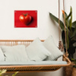 Tomaat - Rood - Hart tuinposter los doek klein -sfeer7