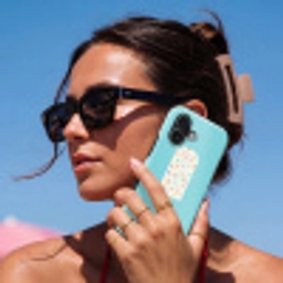 Ijsje - Stokje - Sprinkles - Lichtblauw Toughcase MagSafe Apple iPhone 17 klein -Sfeer2V