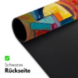 Abstract - Cirkels - Schilderij - Kleurrijk - Dynamisch Muismat XXL klein -ysfeer2_duits