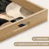 Abstract - Vormen - Modern - Beige Dienblad Rechthoek middel -USP_HandgreepNL