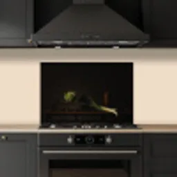 Stilleven - Tafel - Schilderij - Groenten - Prei - Bloemkool - Kunst keuken achterwand spatscherm klein -sfeer1