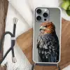 Vogel - Realistisch - Veren - Bruin Hoesje iPhone 16 Pro Max met koord klein -sfeer4