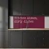 Kitchen kisses, dirty dishes keuken achterwand 2 middel -sfeer1