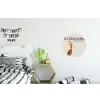 Milkshake - Kers - Rietje Wandcirkel aluminium klein -kinderkamer