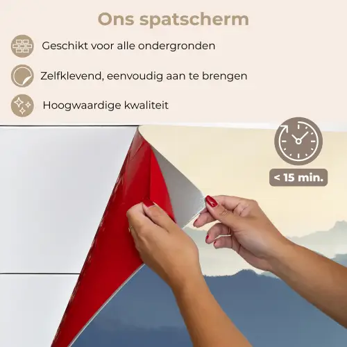 Landschap - Bergen - Groen - Natuur keuken achterwand spatscherm klein -spatscherm_NL