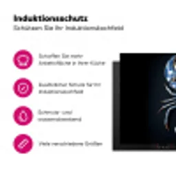 Kreeft - Delftsblauw - Schild - Stoer Inductie beschermer vinyl 3mm klein -zzzzzzz-lf-ups