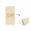 Wereldkaart - Realistisch - Beige fotobehang vinyl groot -3d