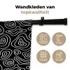 Lijnen - Patronen - Vloeiend - Bogen Wandkleed katoen klein 269 -sfeer2