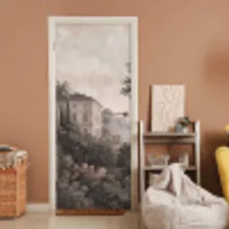 Zee - Villa - Beige deurposter klein -sfeer1
