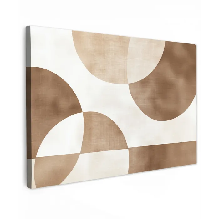Snijdende cirkels - Overlappende vlakken canvas 2cm klein -z3d