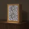 Spat - Stippen - Zwart - Wit Light Box met kabel (Tafellamp) klein 925 -z3d_website