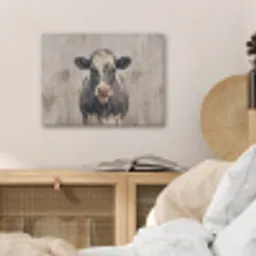 Koe - Portret - Dieren - Modern PET vilt klein -sfeer3