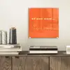If not now then when - Oranje - Geel - Levendig plexiglas 5mm klein -sfeer1