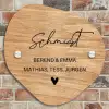Licht hout - Sierlijk Naambord Organisch middel -sfeer10