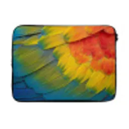 Veren - Ara - Kleurrijk laptophoes neopreen klein -3d