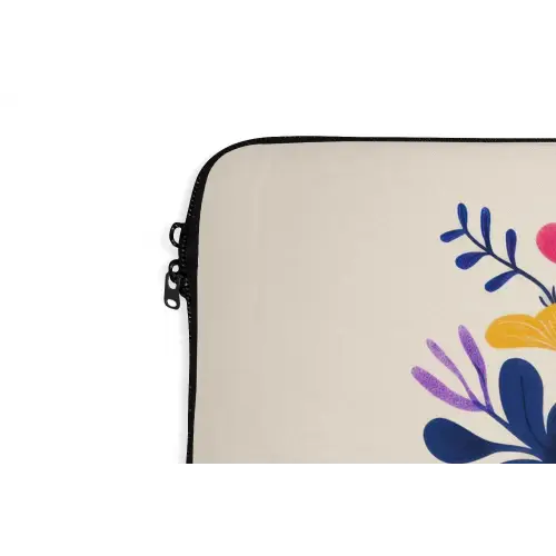 Vaas - Bloemen - Boeket laptophoes neopreen klein -detail