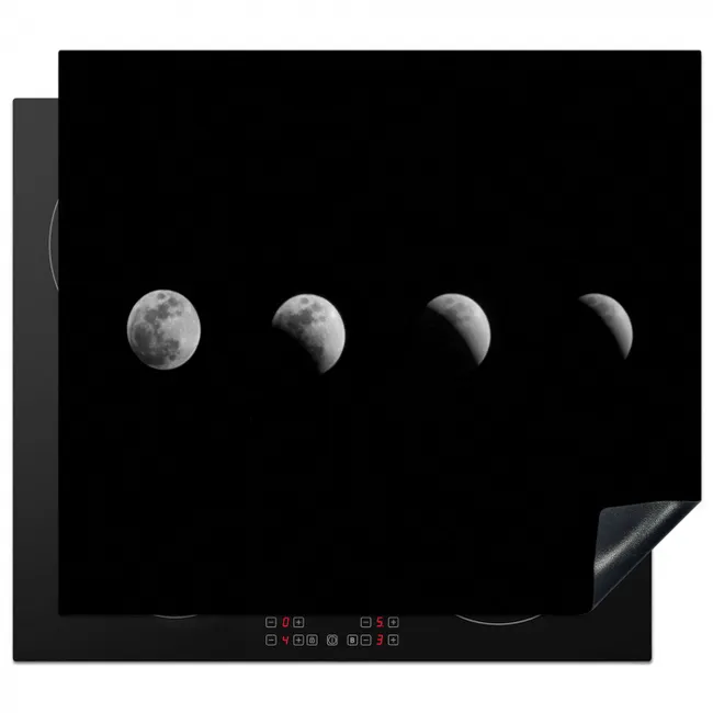 Een Ode aan de Maancyclus Inductie beschermer vinyl 3mm middel -3d