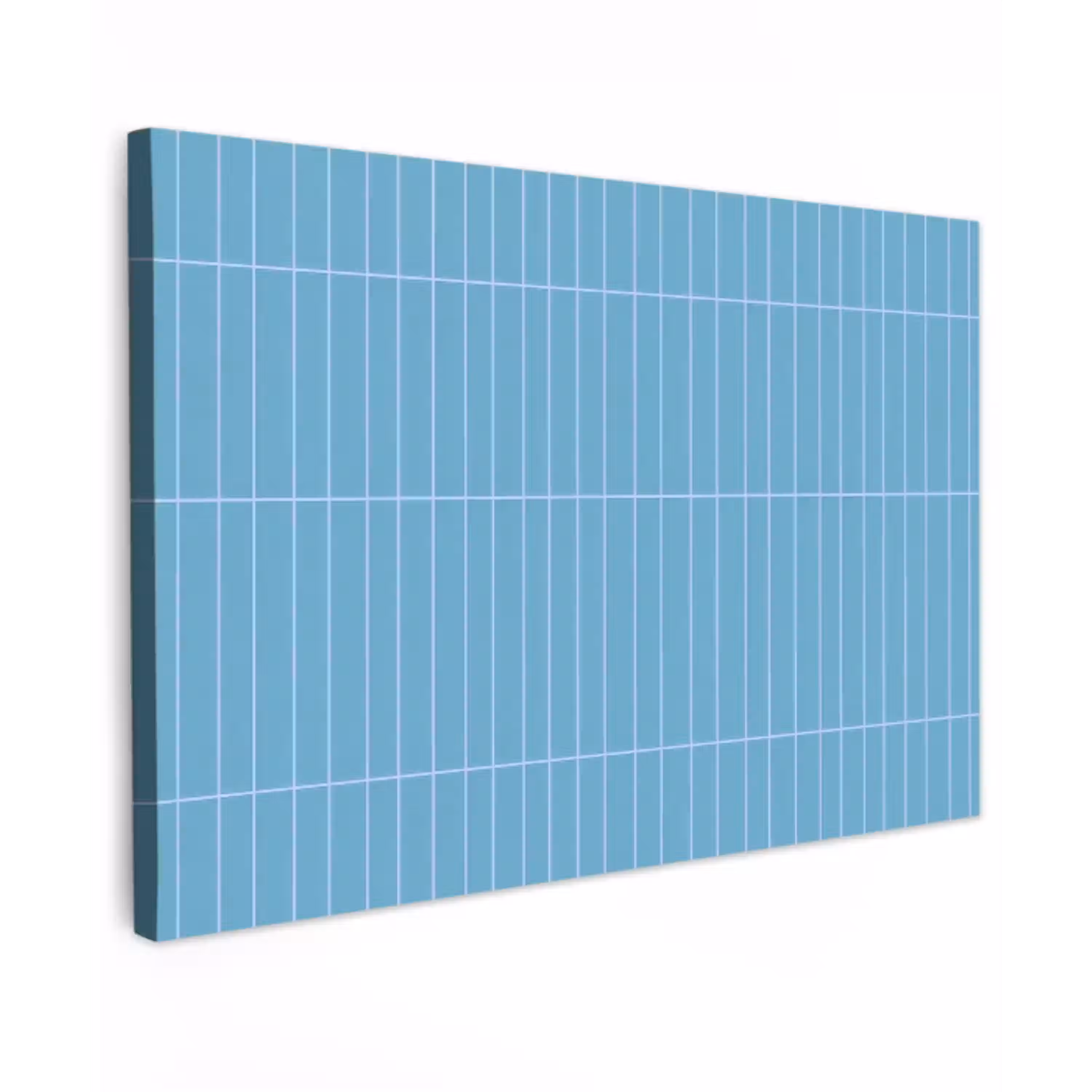 Tegel - Langwerpig - Patroon - Blauw canvas 2cm klein 34 -z3d