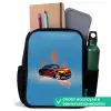 Hotrod flames Rugzak - Zwart middel -inhoud_NL