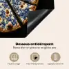 Pizza - Eten - Delftsblauw Inductie beschermer vinyl 3mm middel -usfeer4_FR