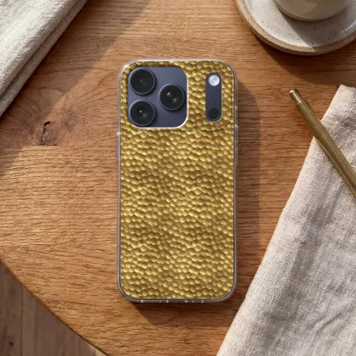 Metaal - Dynamisch - Goud Telefoonhoesje iPhone 17 Pro klein 878 -sfeer1