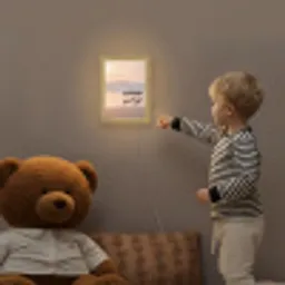 Zee - Vogels - Strand Light Box met kabel (Kinderlampje) klein -sfeer4a_kind